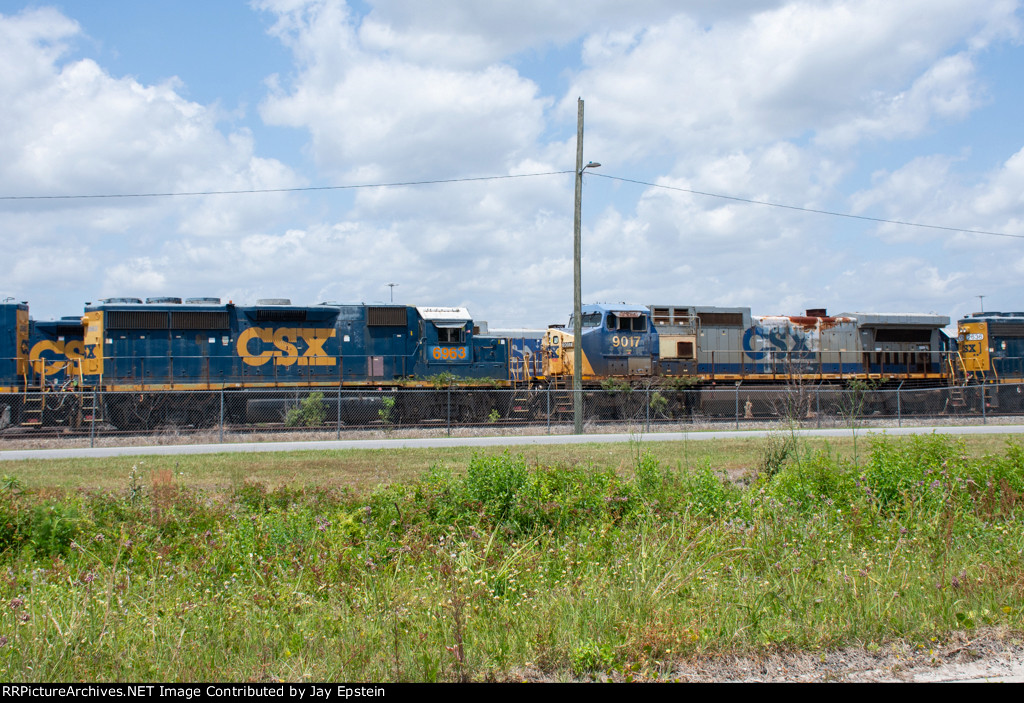 CSX 6963 and others await their fate in the Rice Yard deadline 